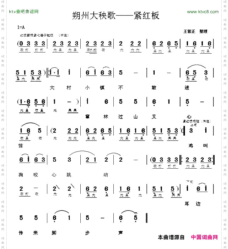 山西朔州大秧歌——紧红板