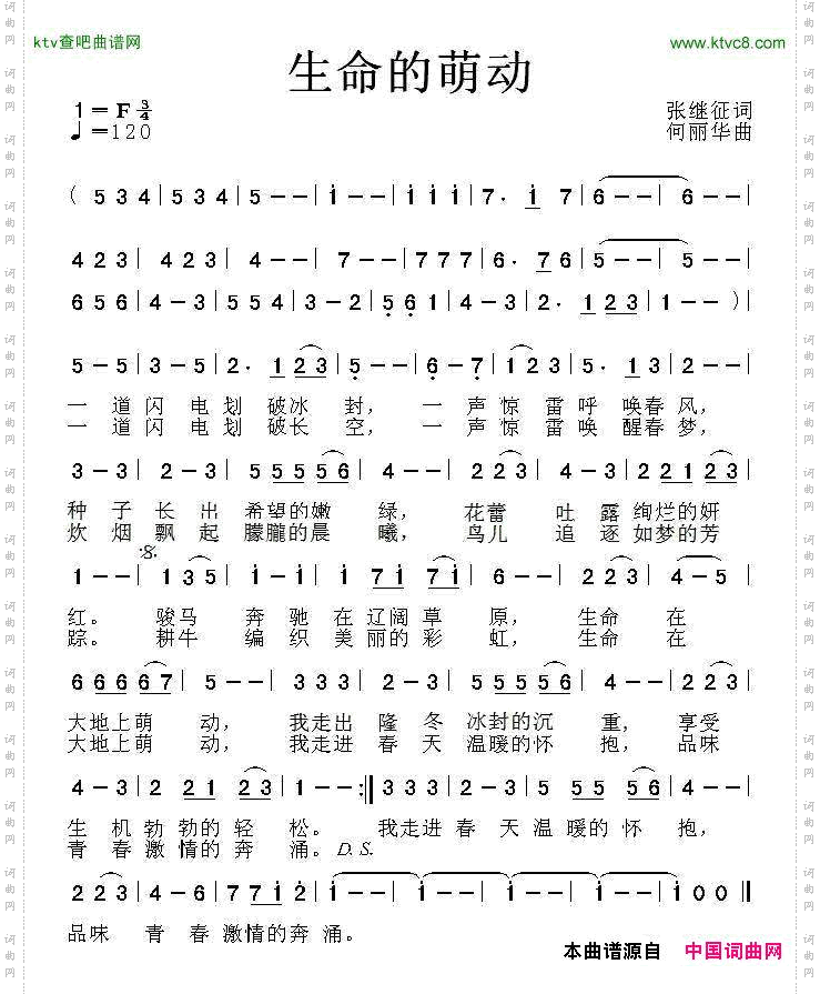 生命的萌动