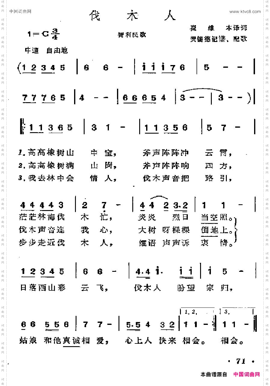 [智利]伐木人