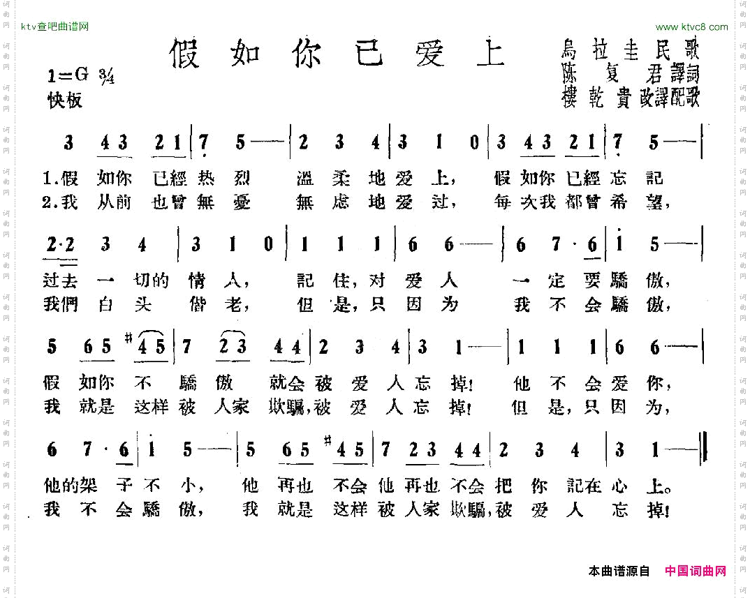 [乌拉圭]假如你已爱上