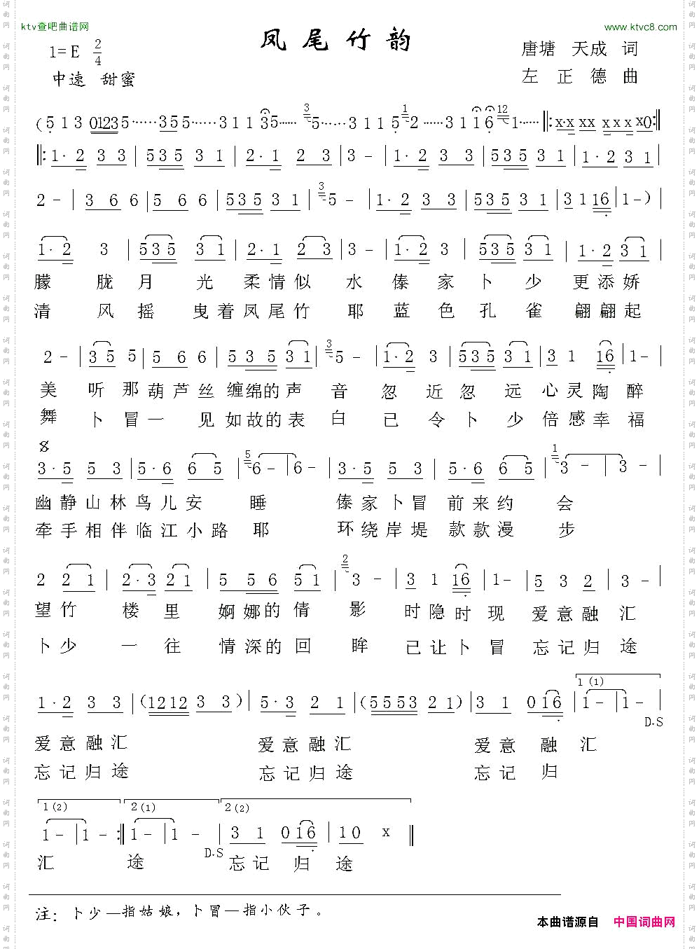 凤尾竹韵
