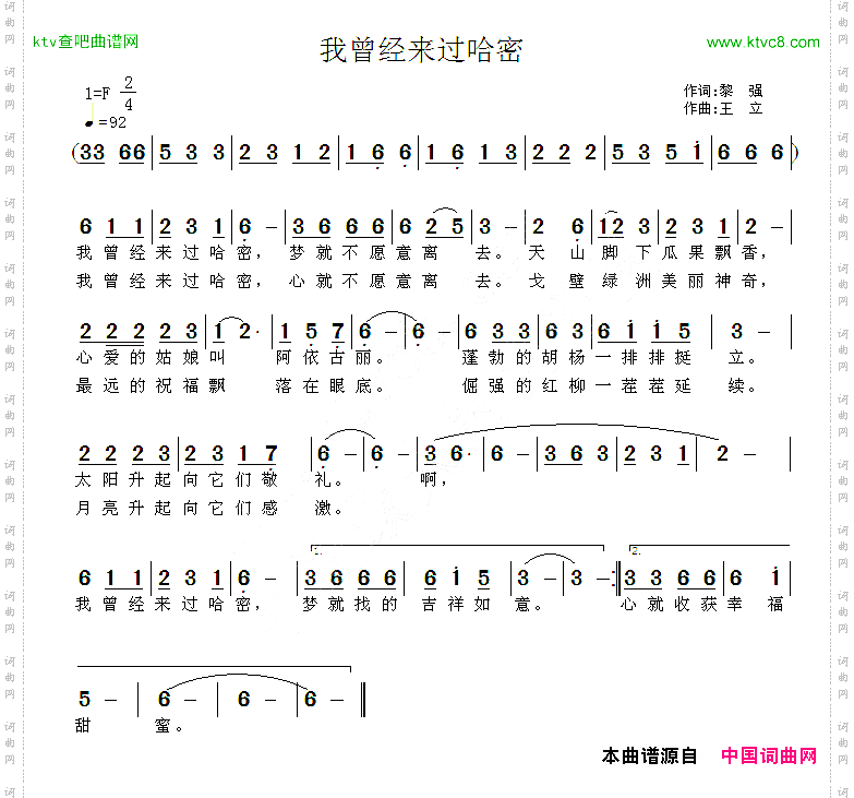 我曾经来过哈密