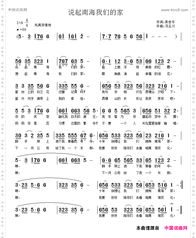 说起南海我们的家