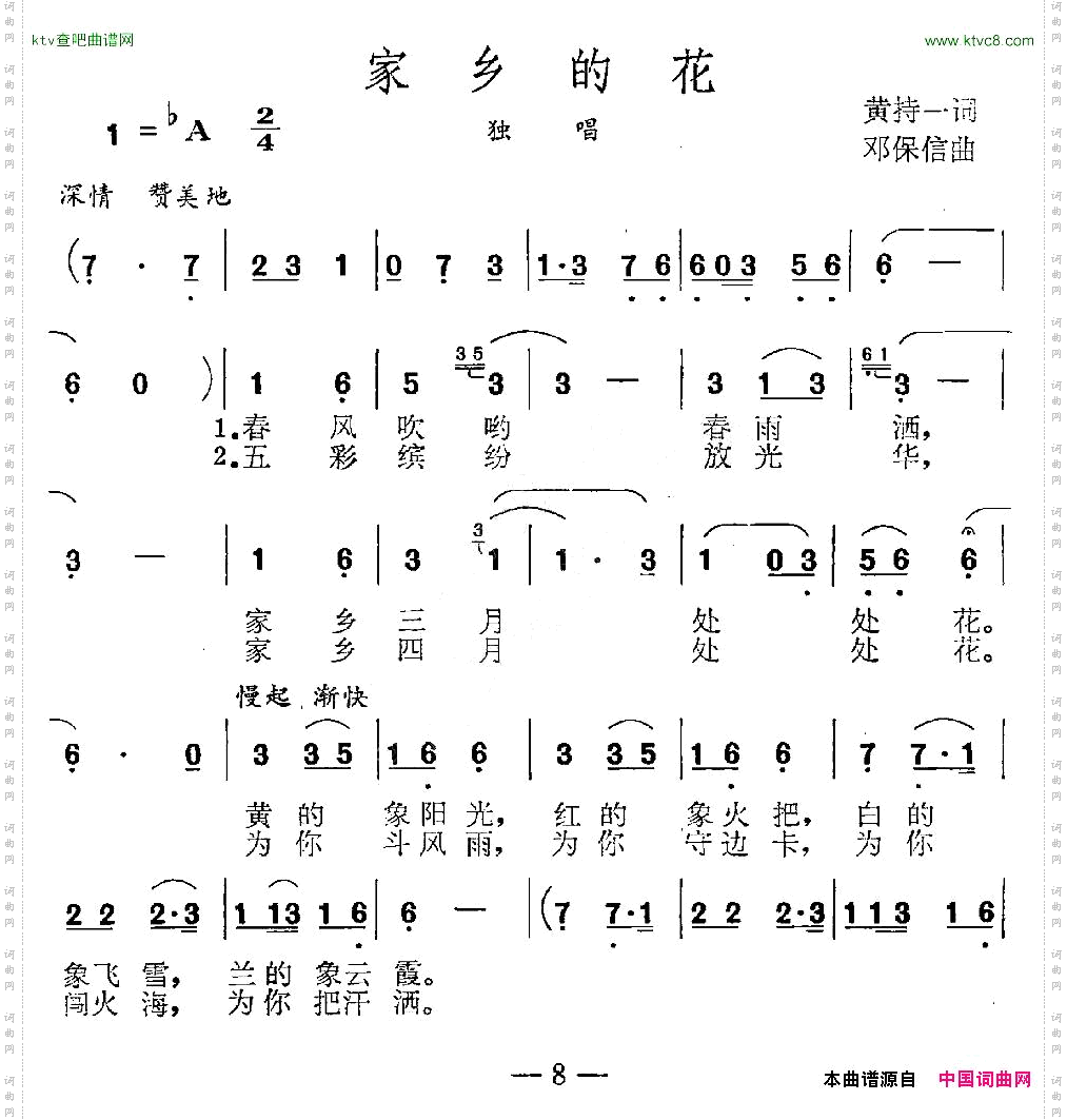家乡的花儿
