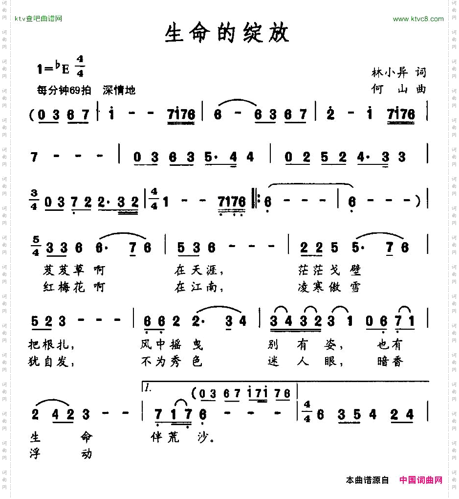生命的绽放