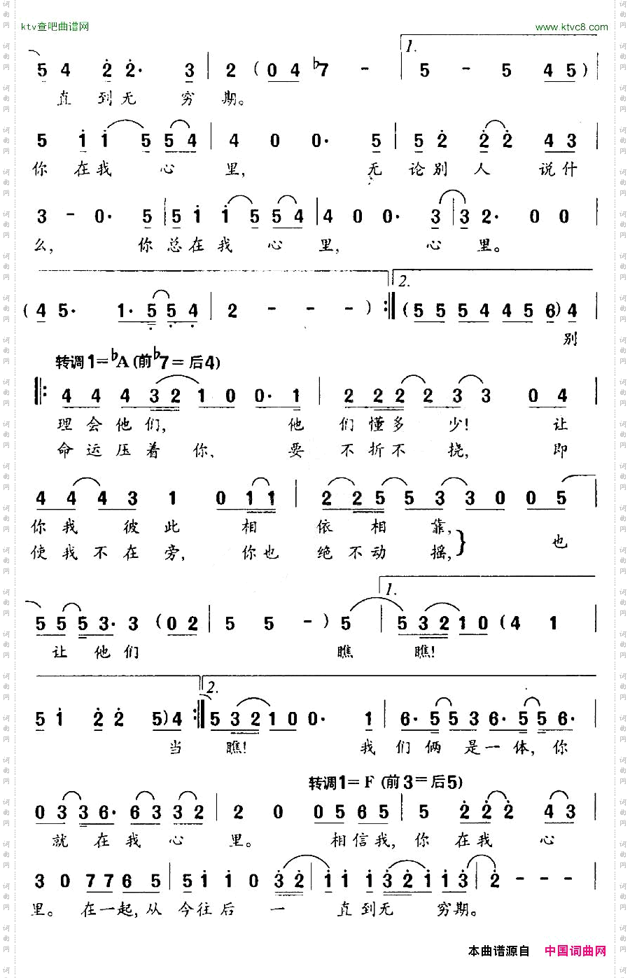 你就在我心里菲尔·柯林斯词曲
