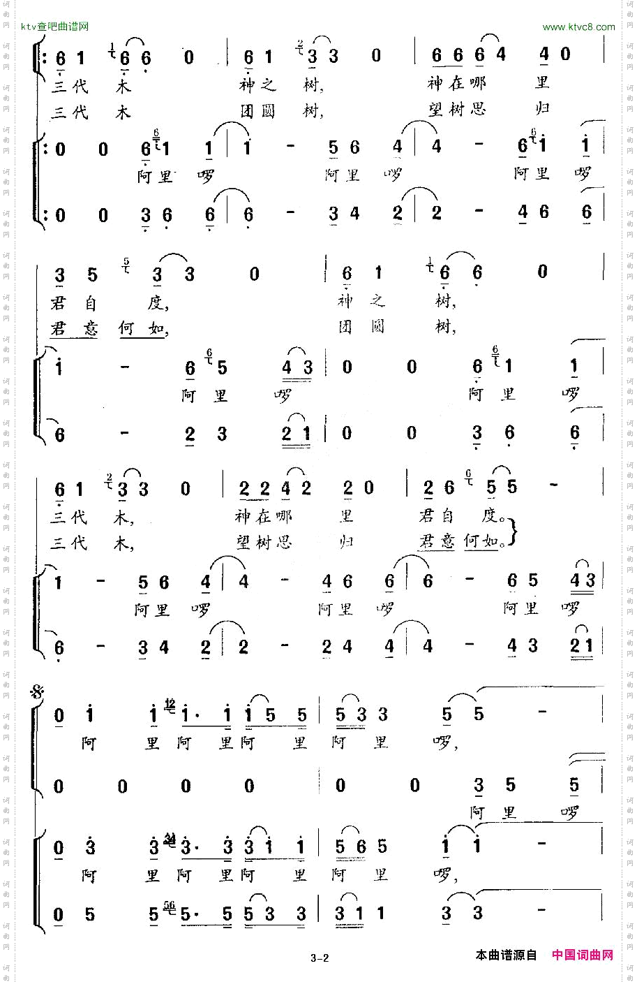 阿里山，三代木