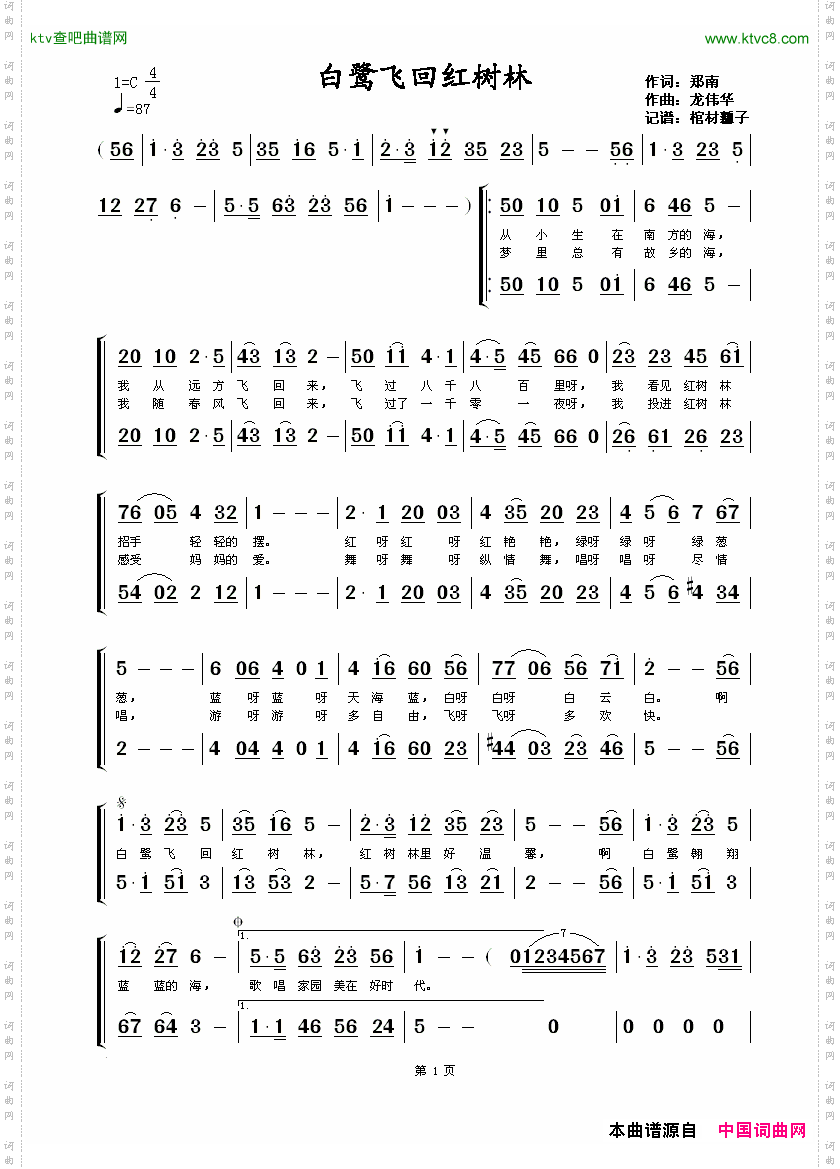 白鹭飞回红树林