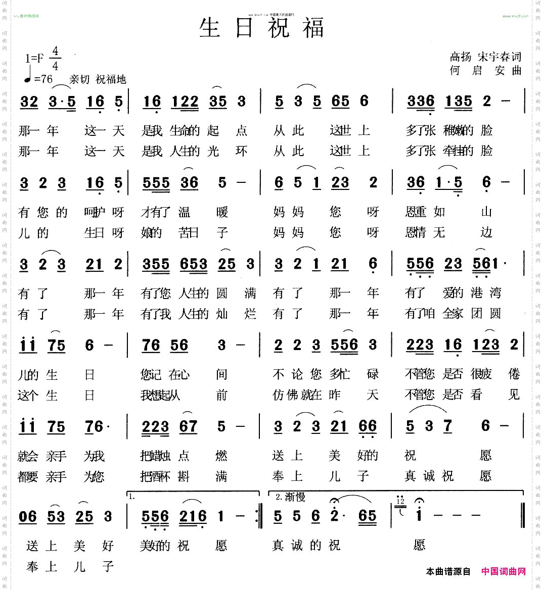 生日祝福