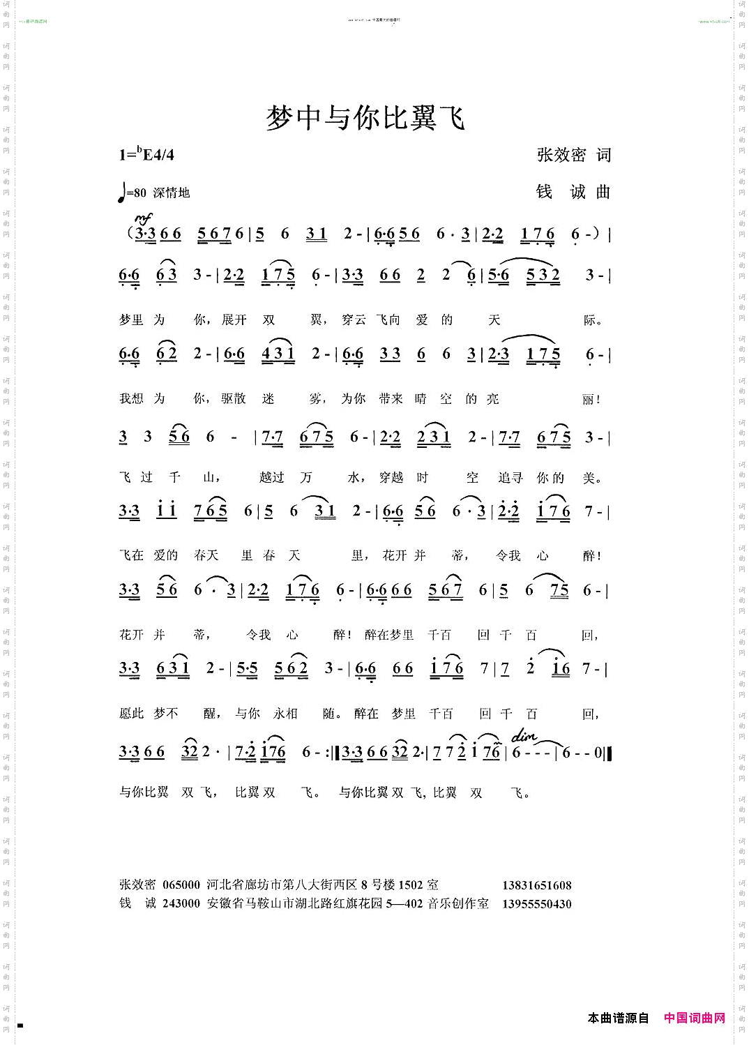 梦中与你比翼飞