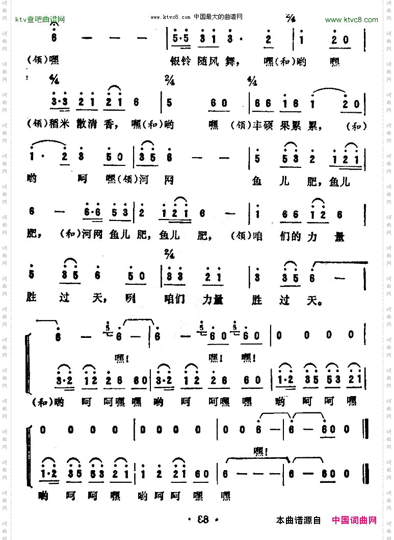 咱们的力量胜过天美术片《壁画里的故事》插曲