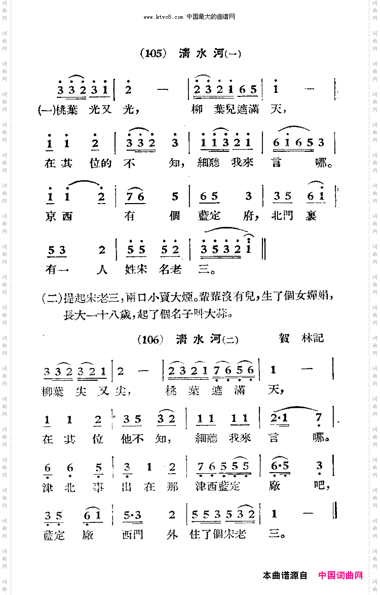 清水河扫描谱