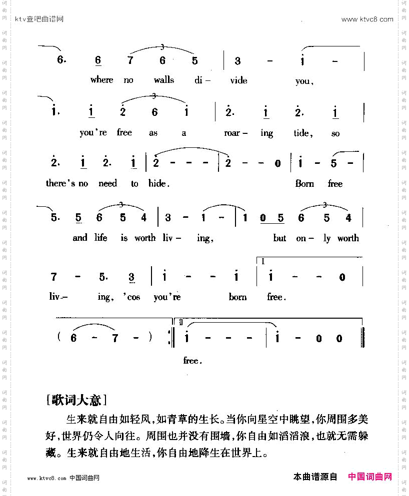 bornfree生来自由_[英]