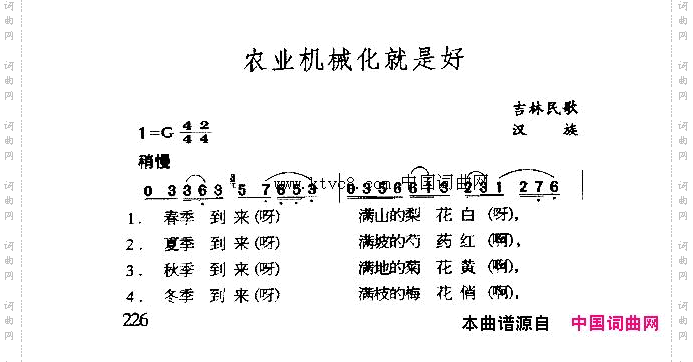 农业机械化就是好