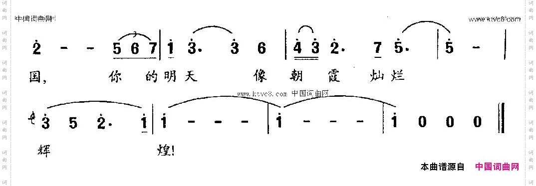 我的爱献给你——祖国