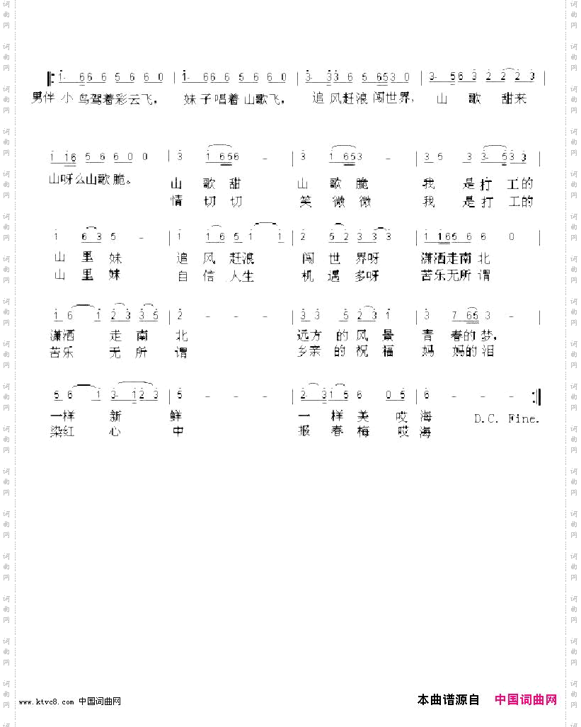 我是打工的山里妹