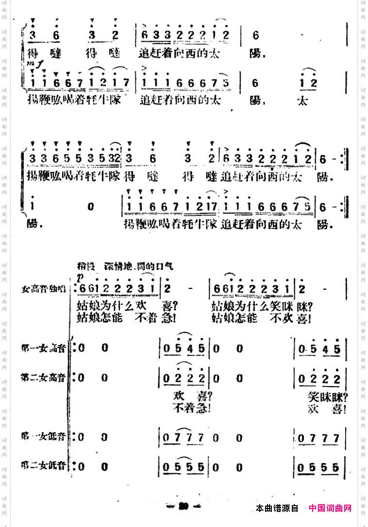 牦牛队的姑娘