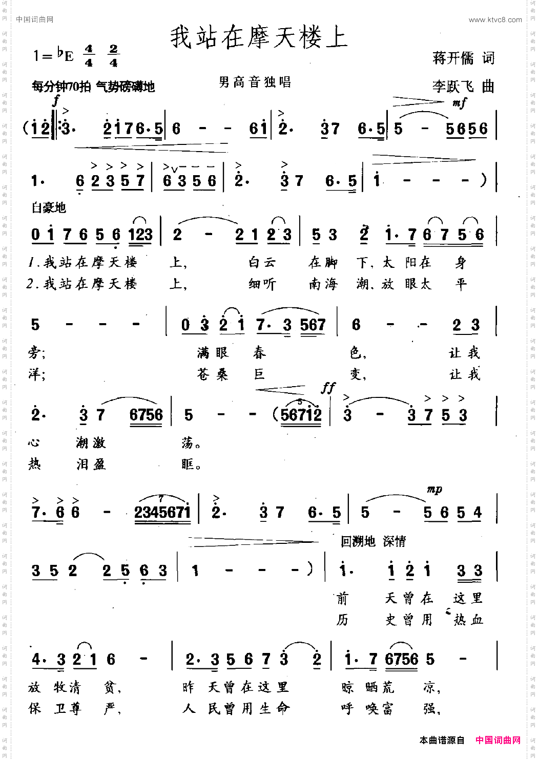 我站在摩天楼上