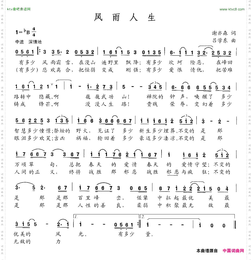 风雨人生