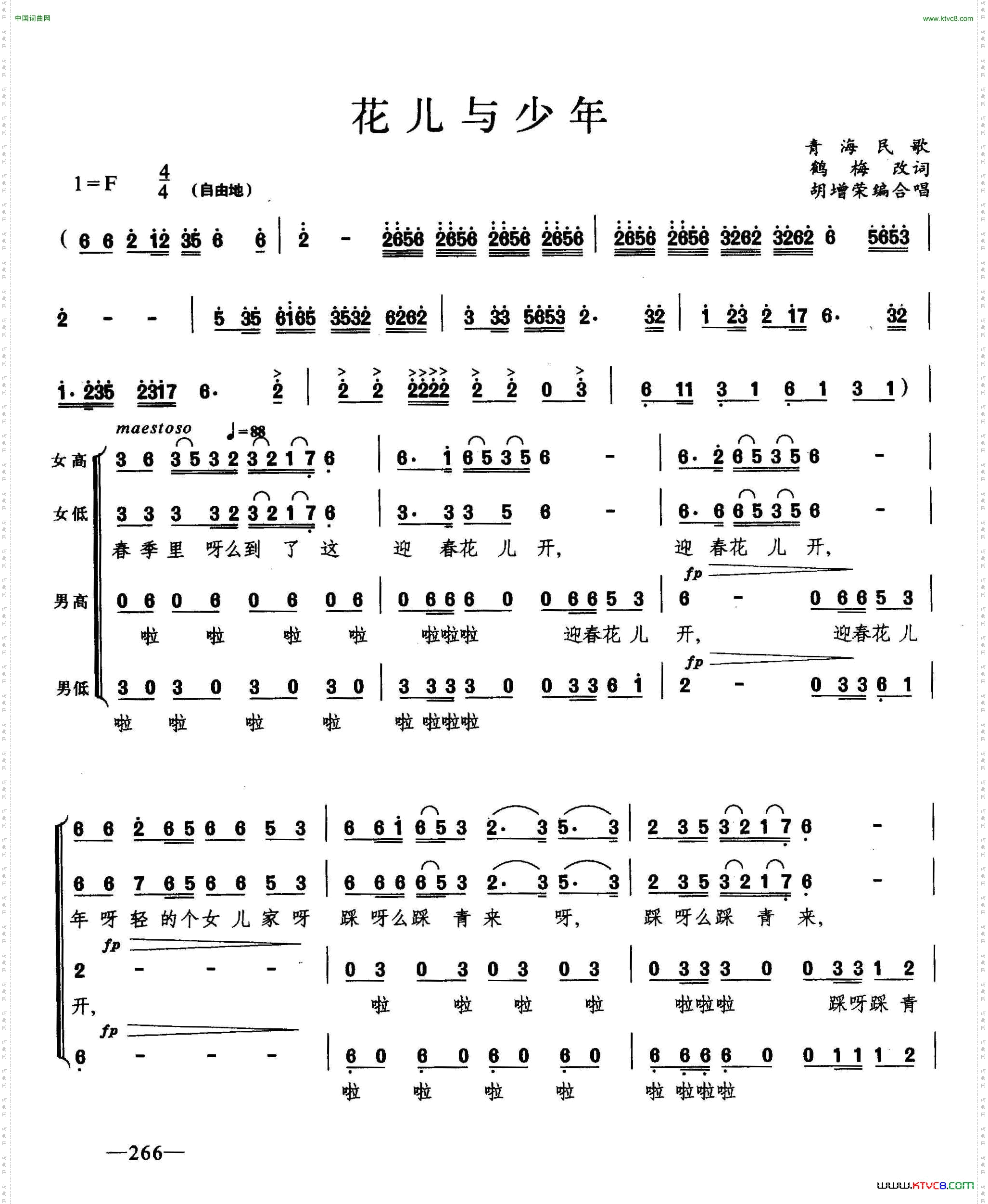 花儿与少年合唱