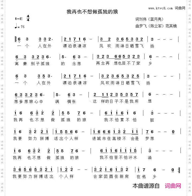 我再也不想做孤独的狼