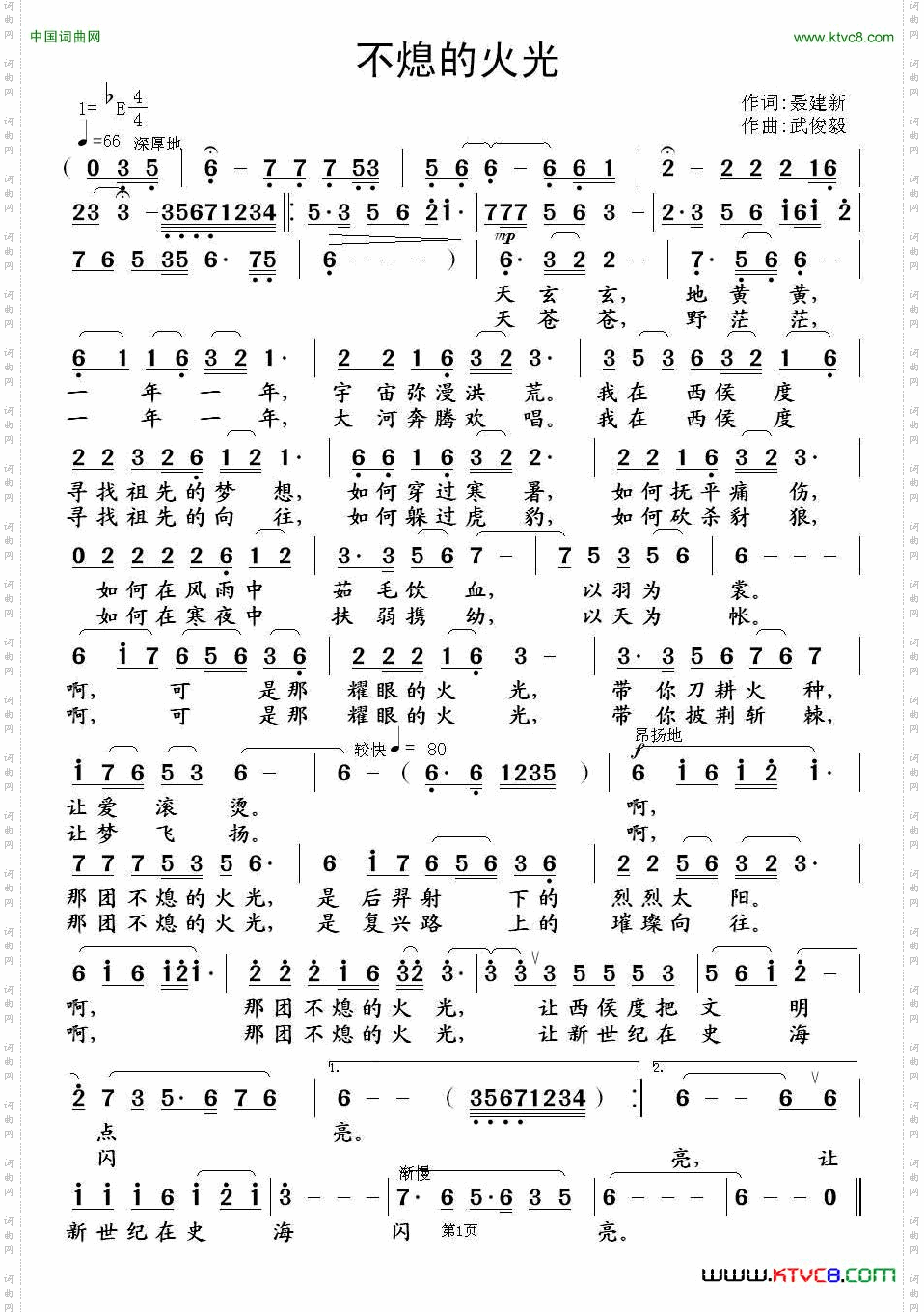 不熄的火光