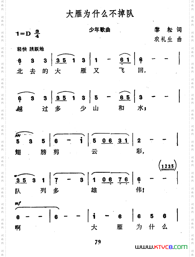 大雁为什么不掉队