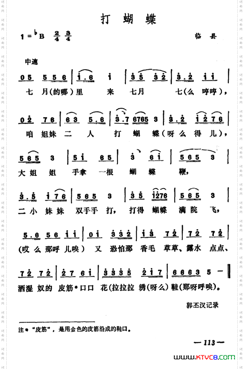 打蝴蝶