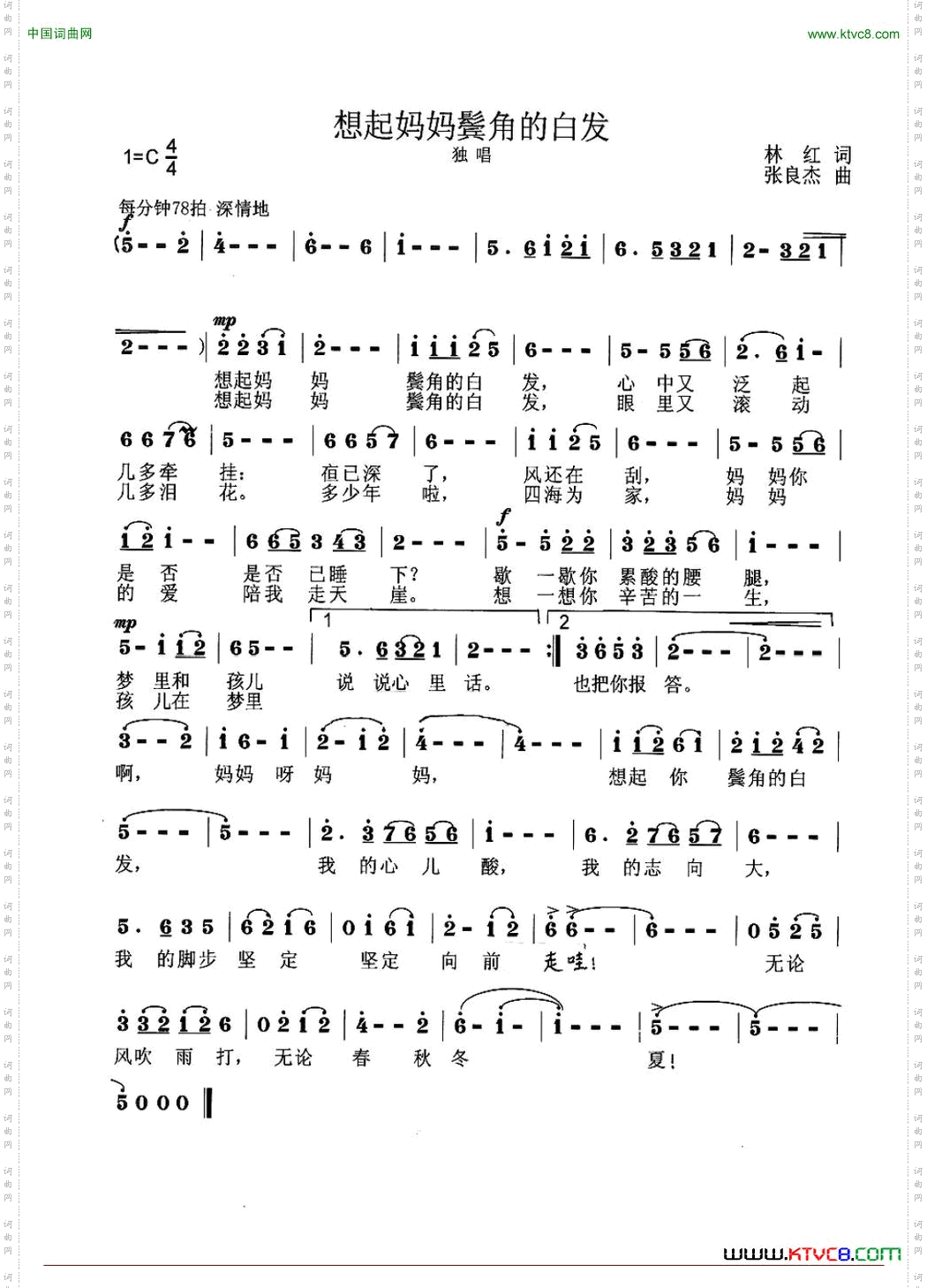 想起妈妈鬓角的白发