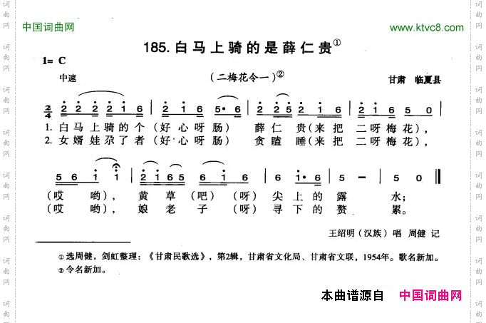 白马上骑的是薛仁贵