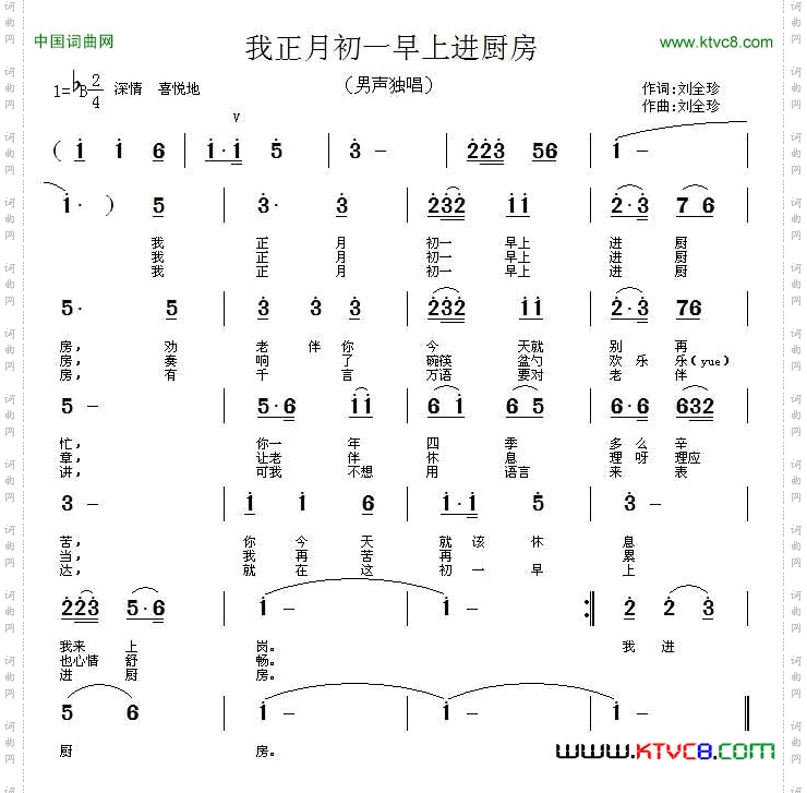 我正月初一早上进厨房又名:我正月初一下厨房