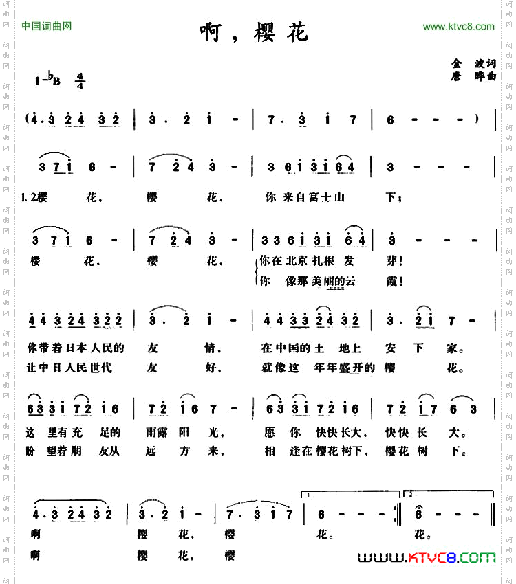 啊，樱花