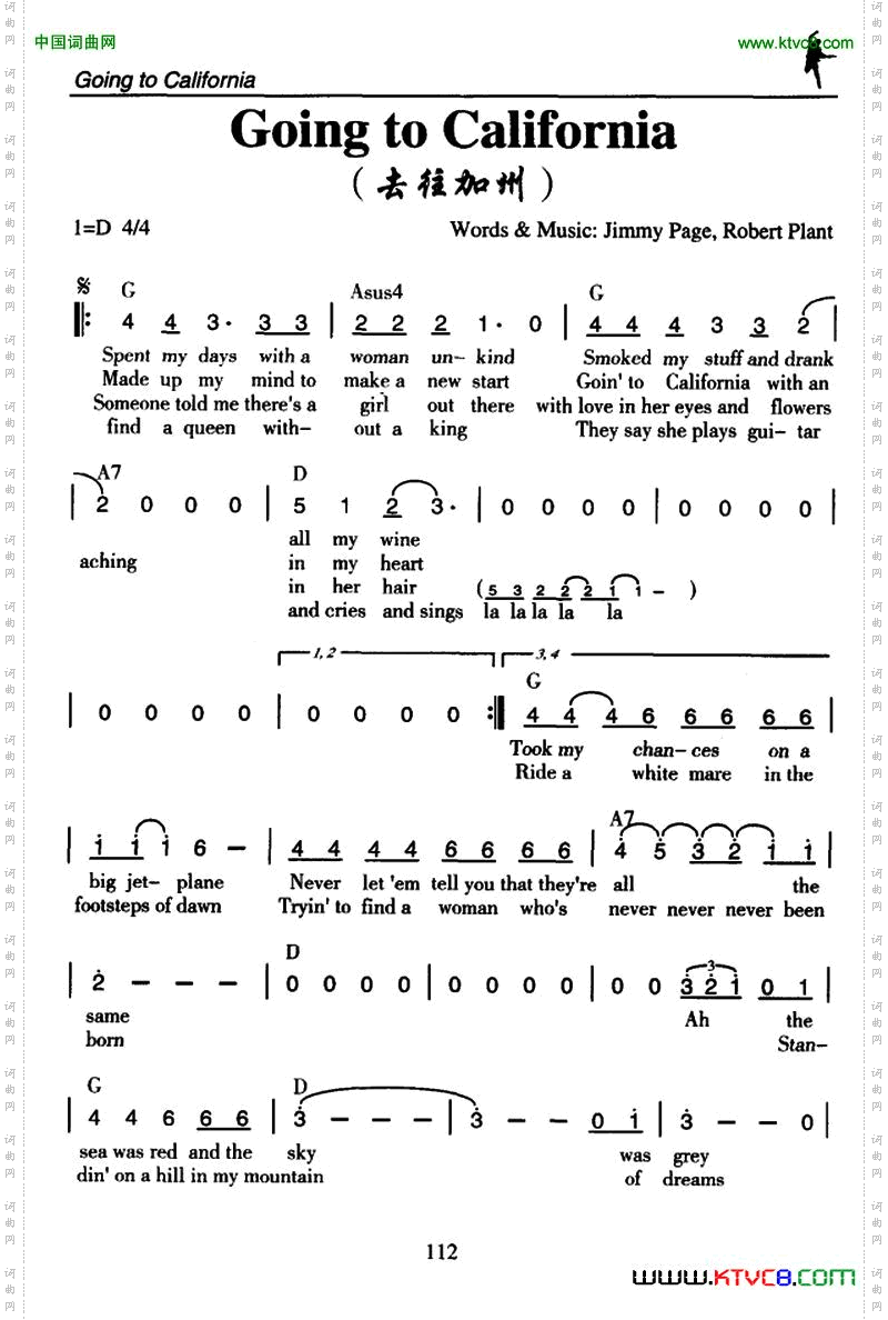 GoingtoCalifornia去往加州_Going to California去往加州