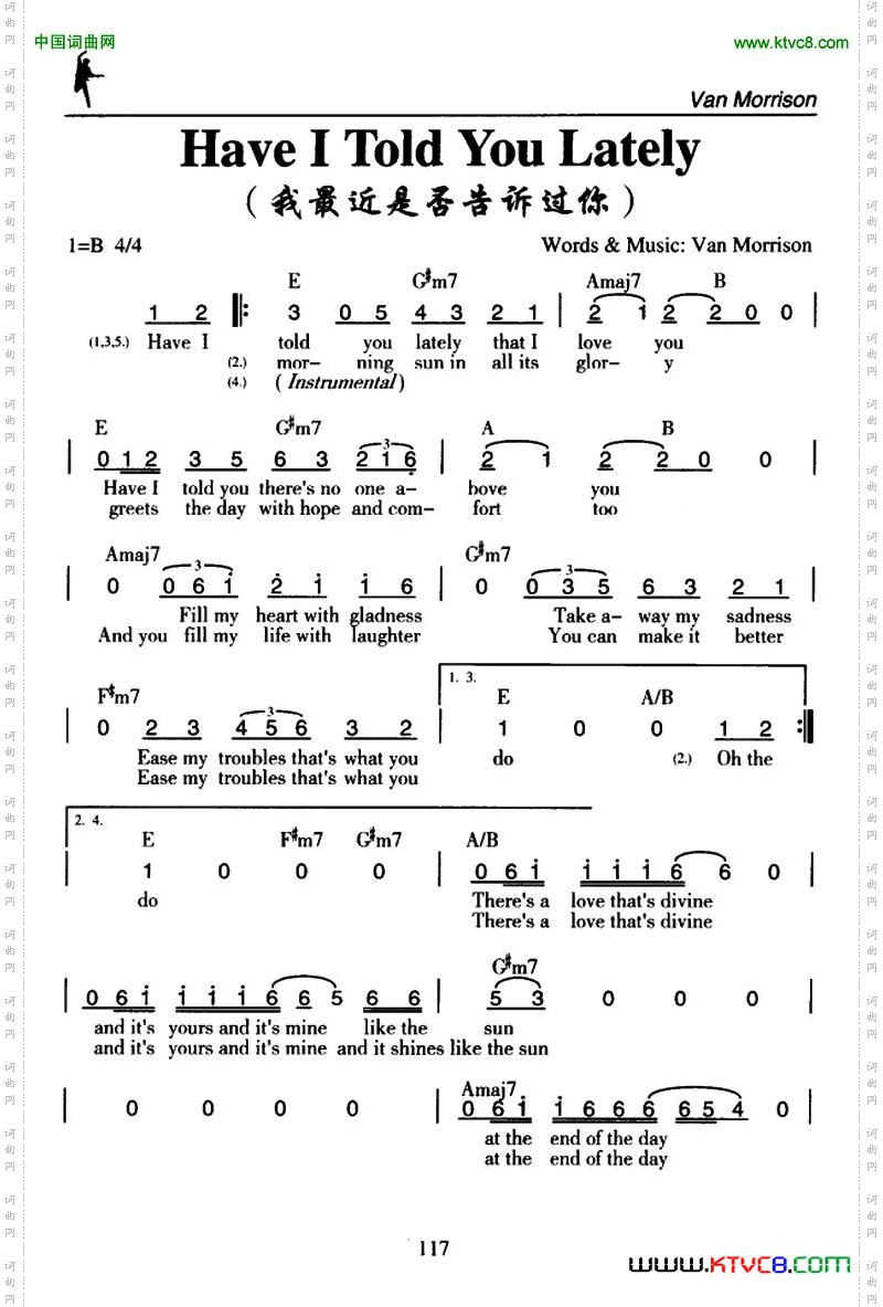 HaveIToldYouLately我最近是否告诉过你_Have I Told You Lately我最近是否告诉过你