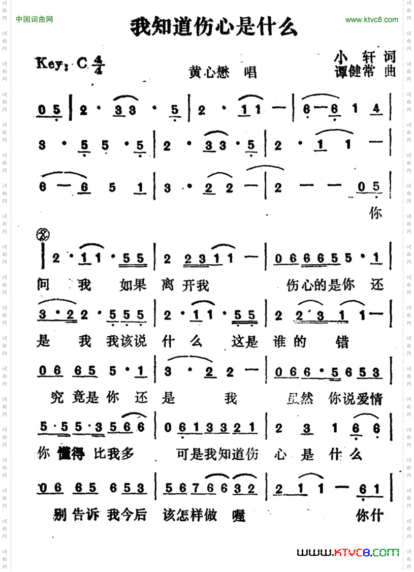 我知道伤心是什么