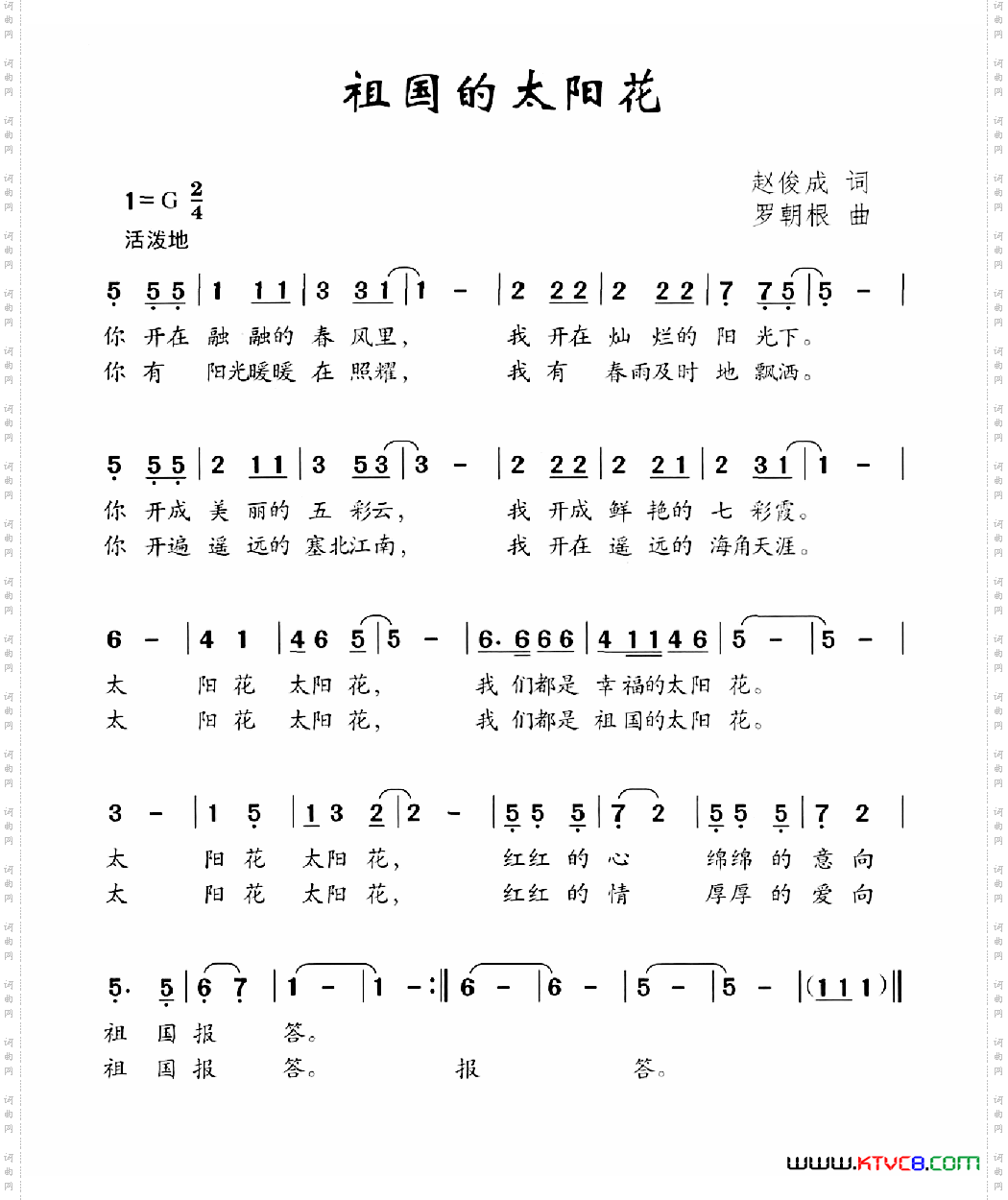 祖国的太阳花