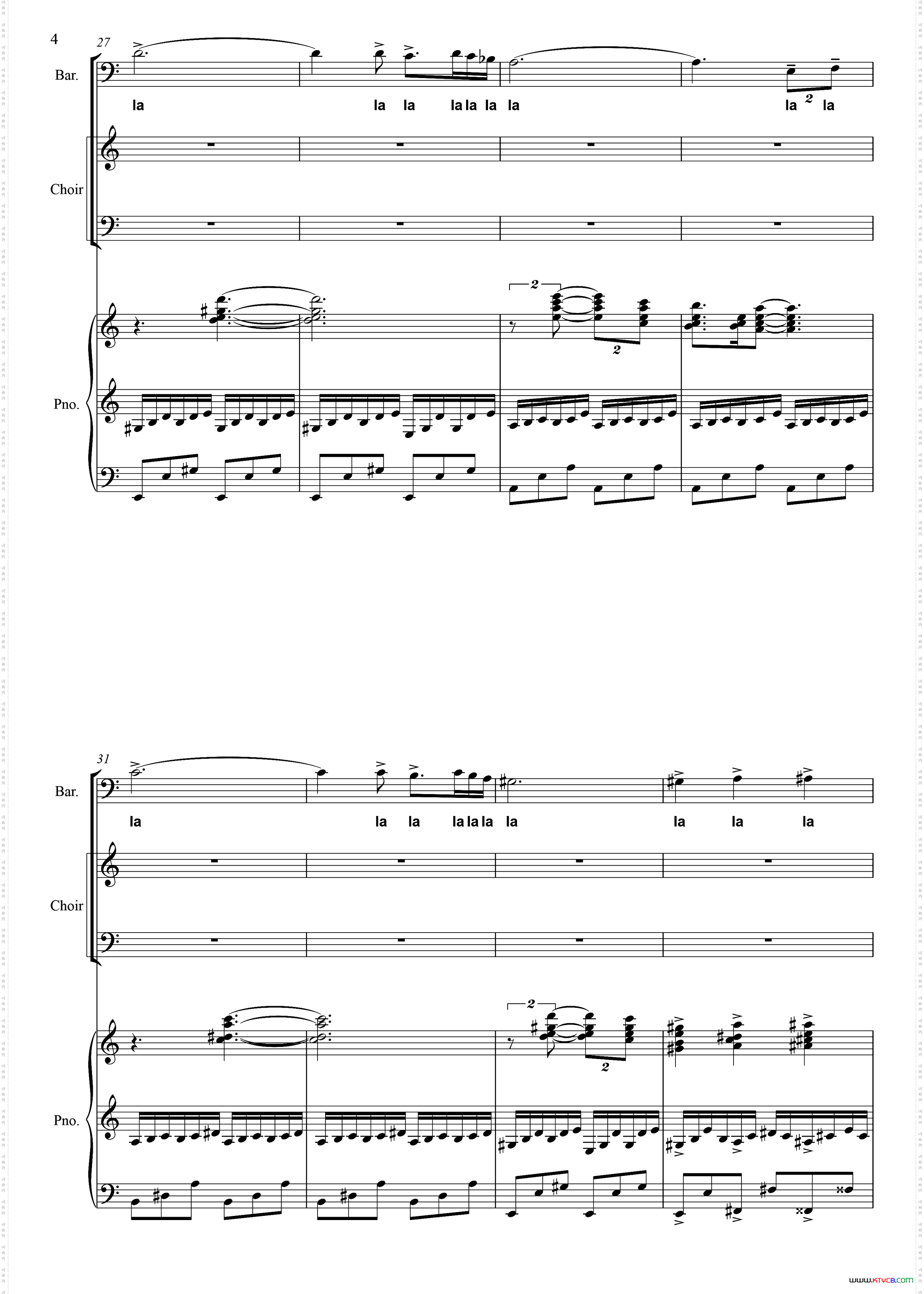 无字歌电视剧《黄河》主题曲、正谱