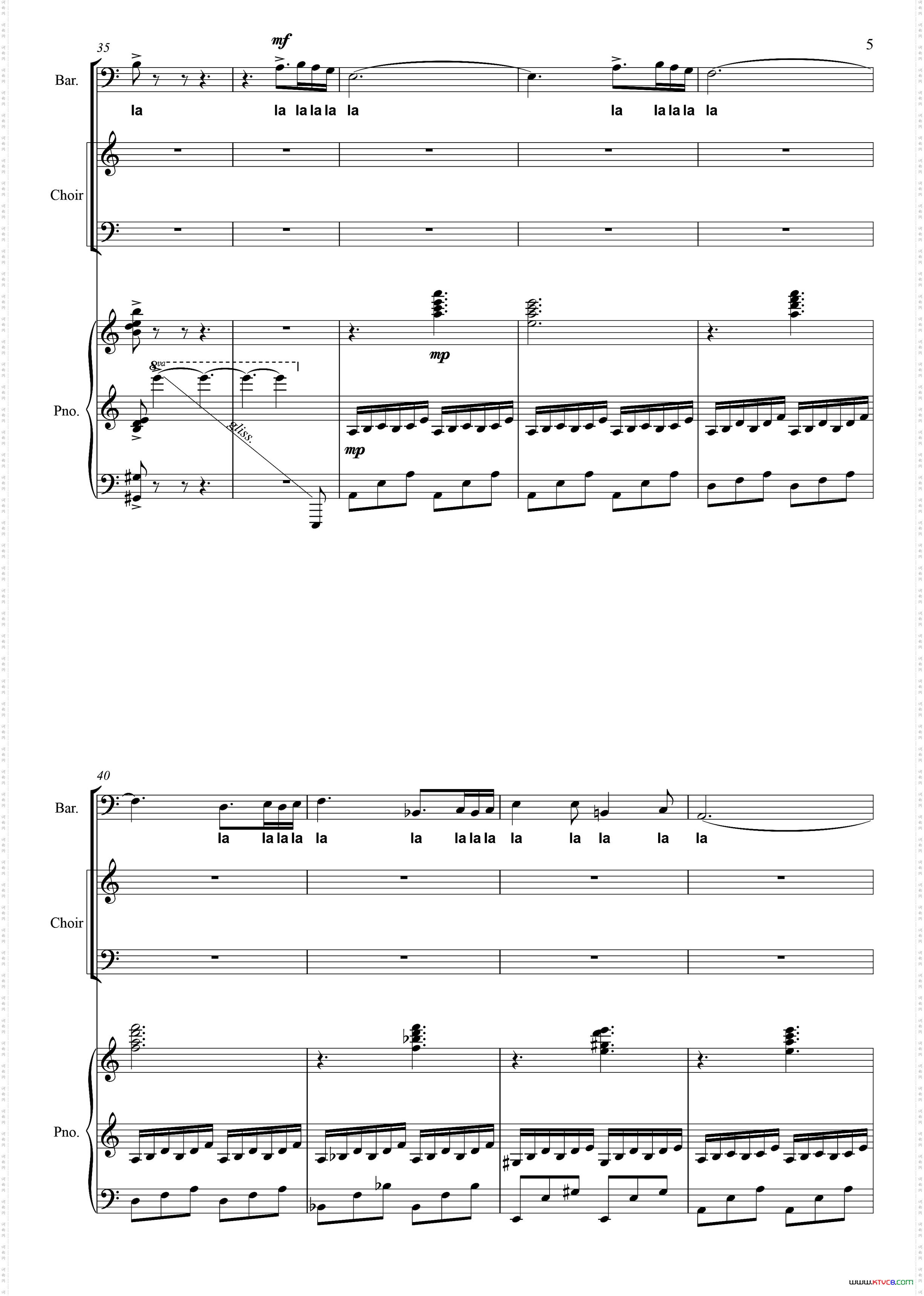 无字歌电视剧《黄河》主题曲、正谱