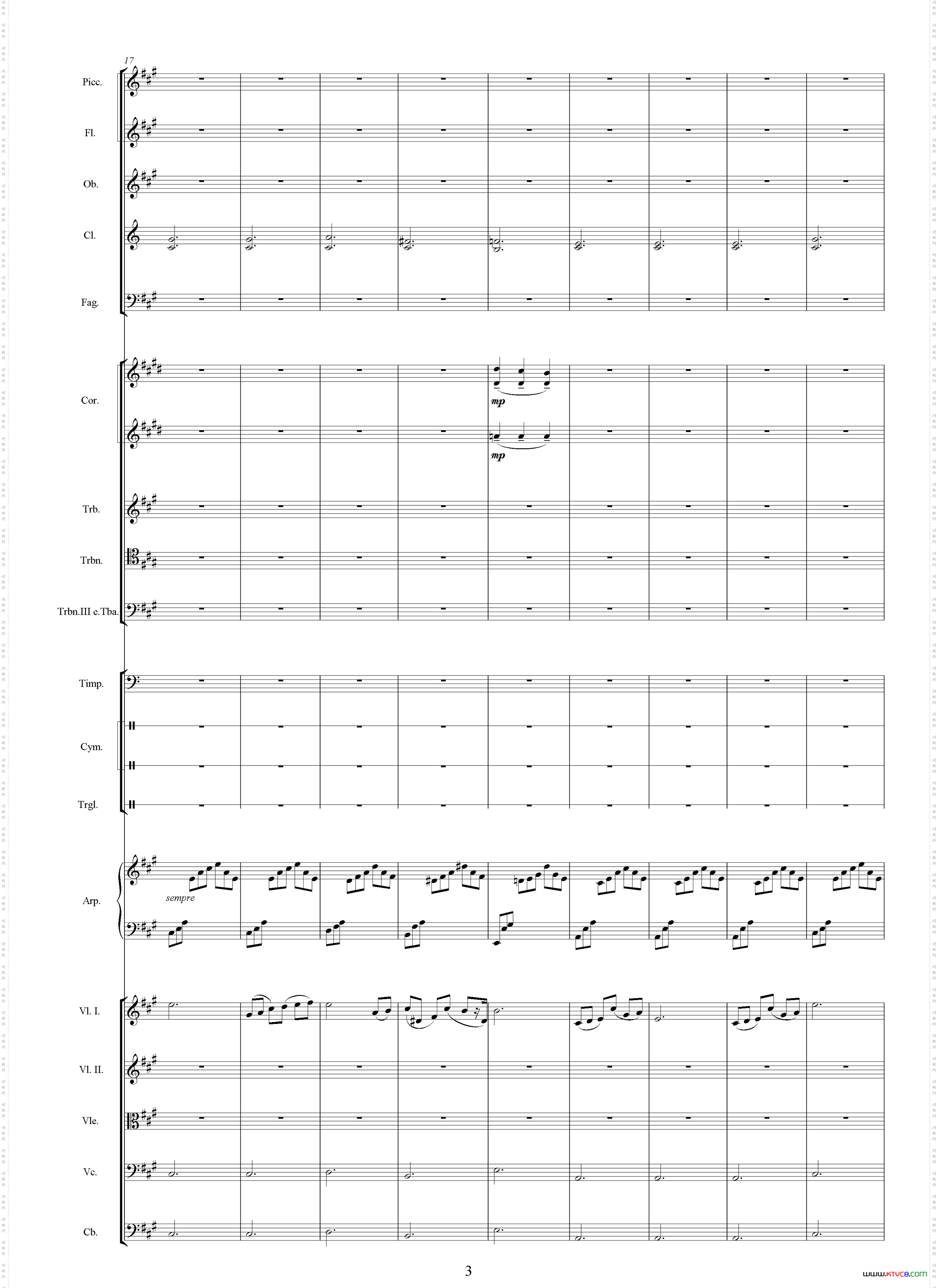 青春一选自影片《世纪之梦》总谱_青春一选自影片《世纪之梦》  总谱