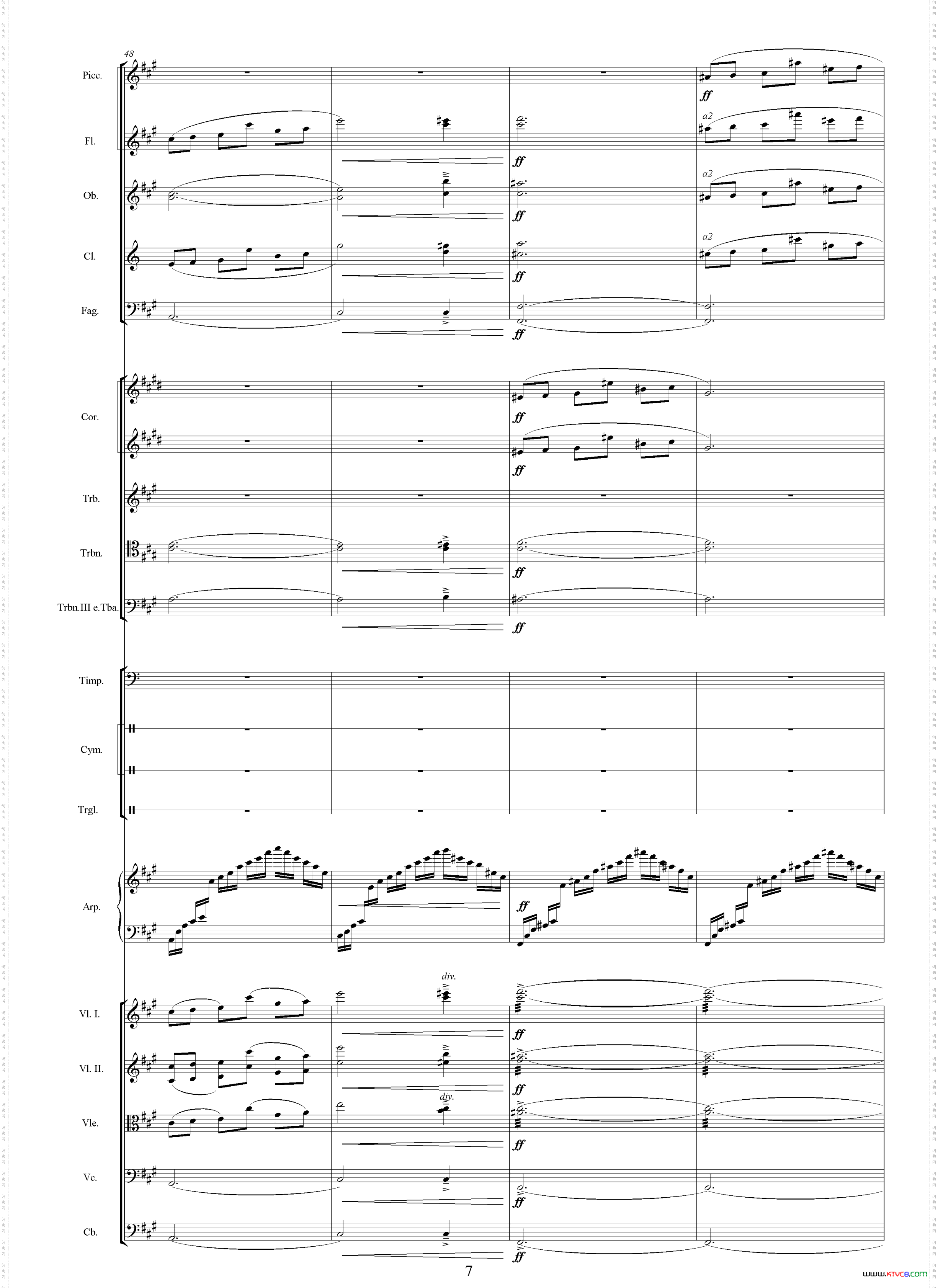 青春一选自影片《世纪之梦》总谱_青春一选自影片《世纪之梦》  总谱