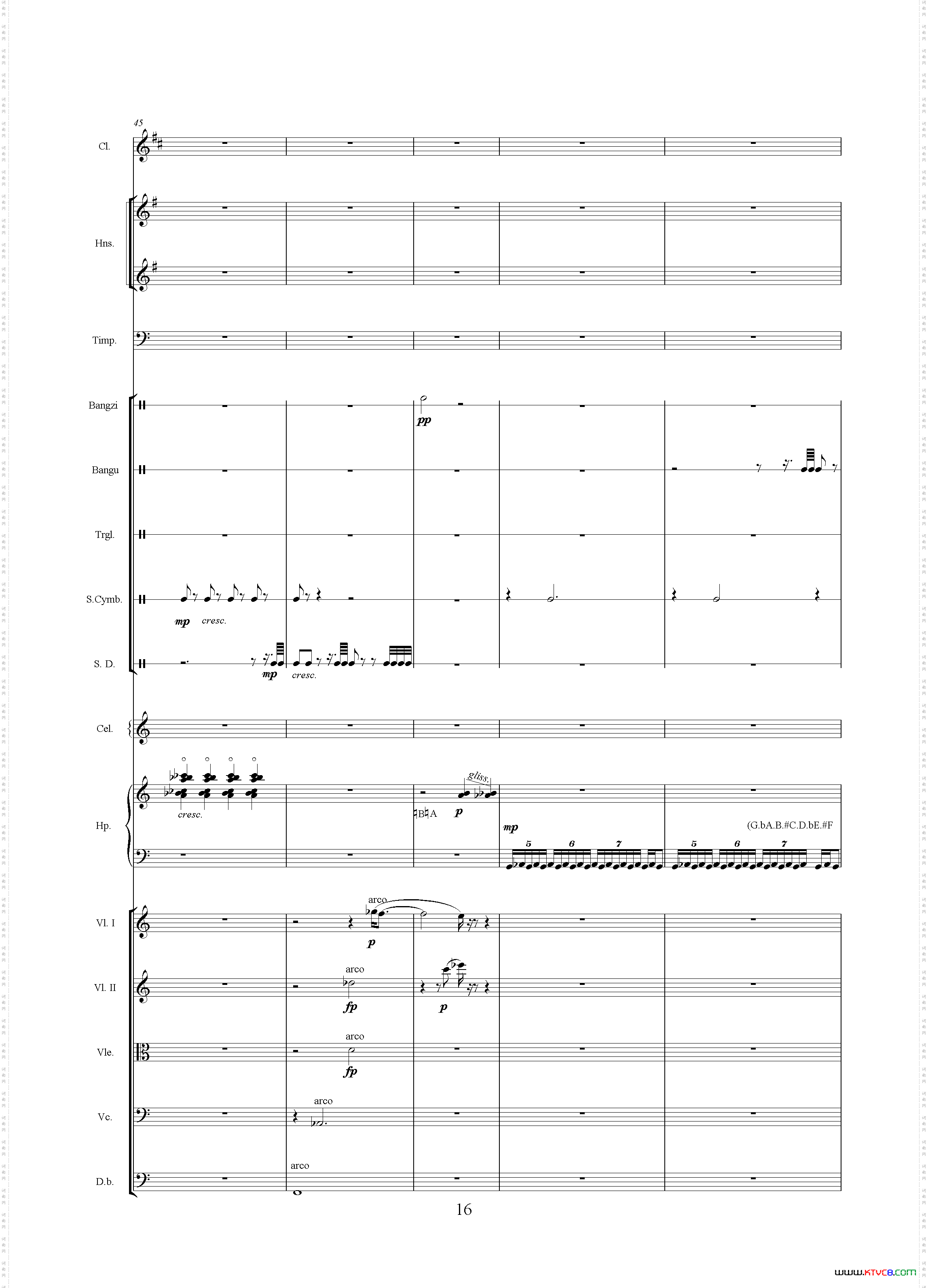 忧患与思考_《中山颂·交响组曲》之一交响乐队总谱