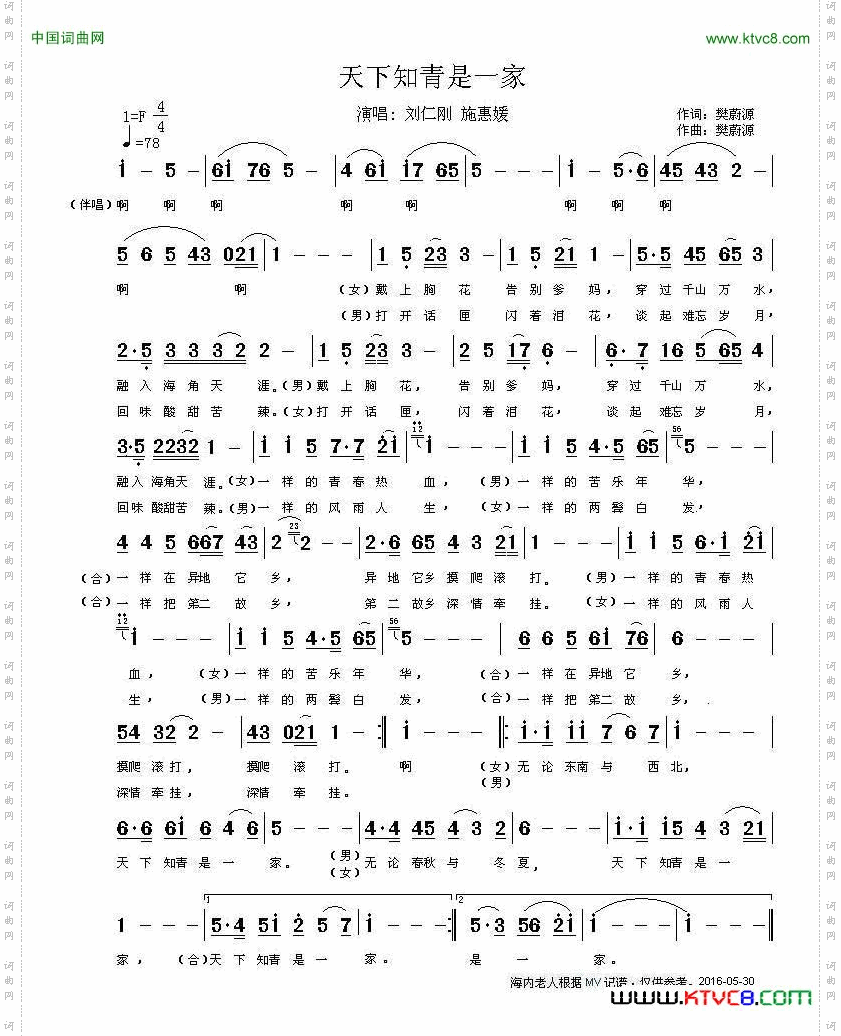天下知青是一家
