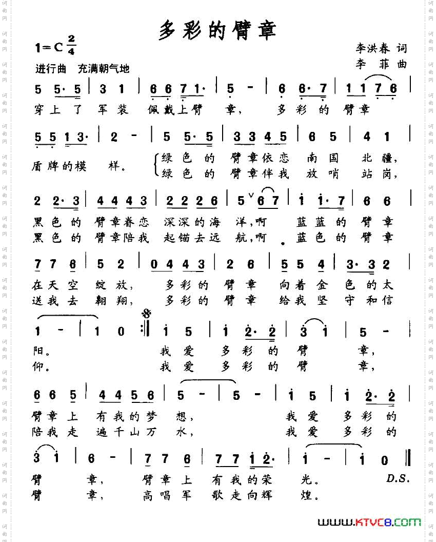 多彩的臂章