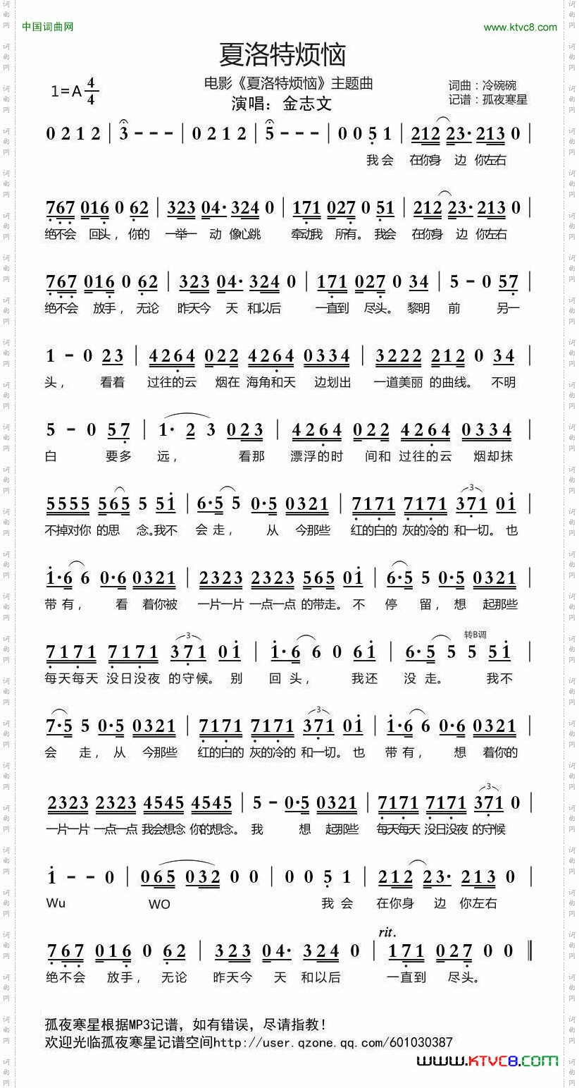 夏洛特烦恼电影《夏洛特烦恼》主题曲