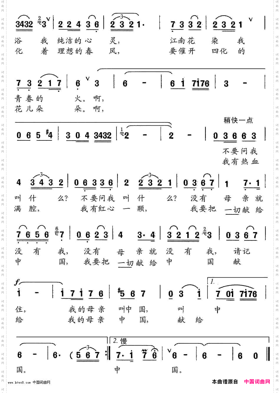 我的母亲叫中国