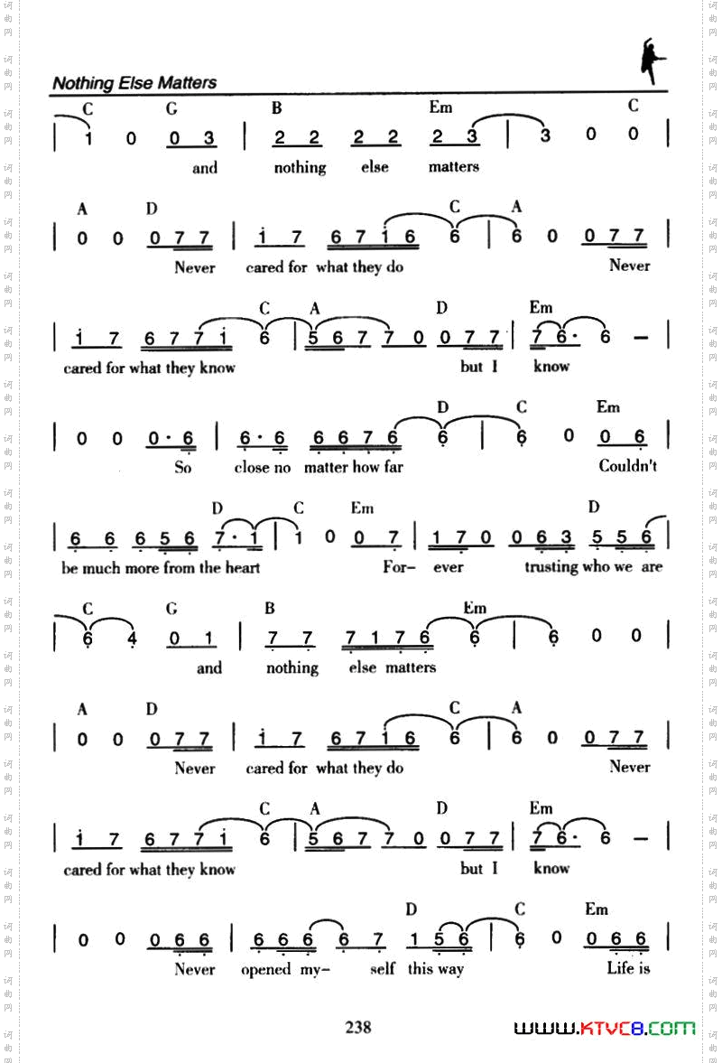 NothingElseMatters其余全无所谓_Nothing Else Matters其余全无所谓