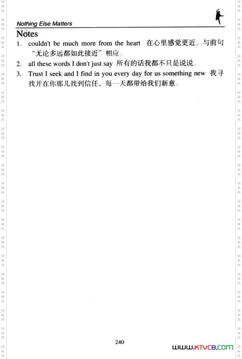 NothingElseMatters其余全无所谓_Nothing Else Matters其余全无所谓