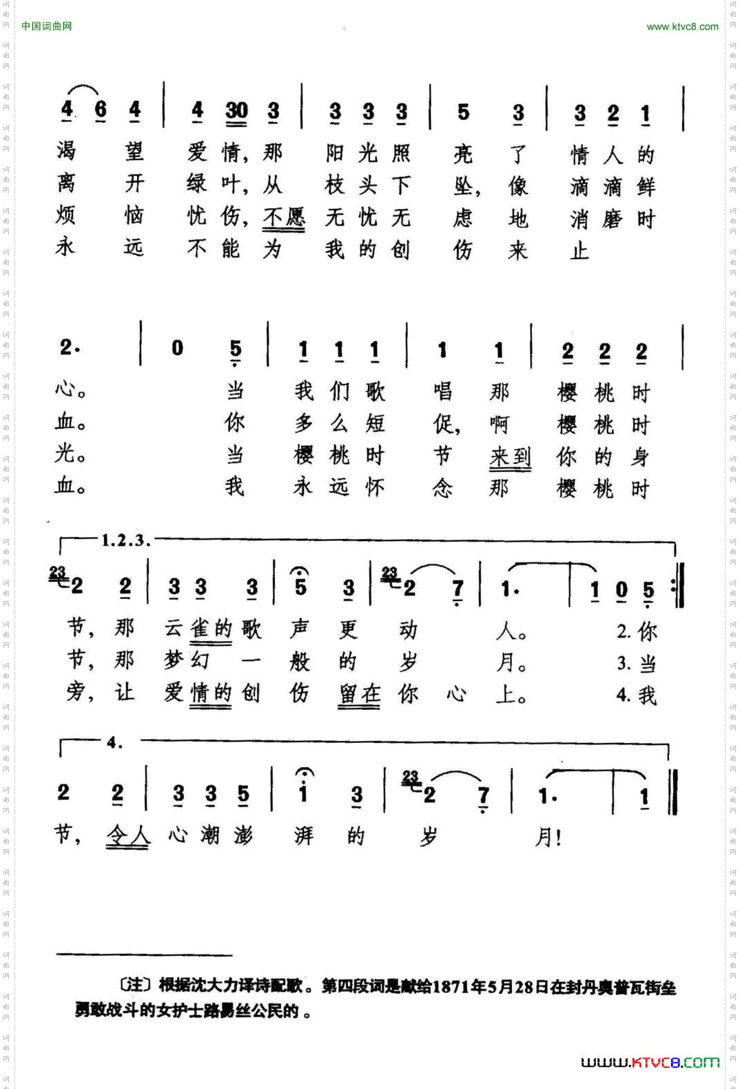 樱桃时节法
