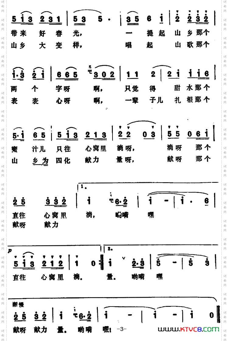 山里青年爱山乡