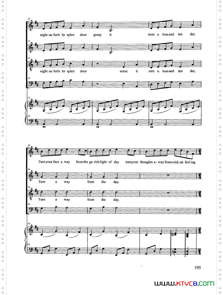 TheMusicofTheNight合唱正谱_The Music of The Night合唱 正谱